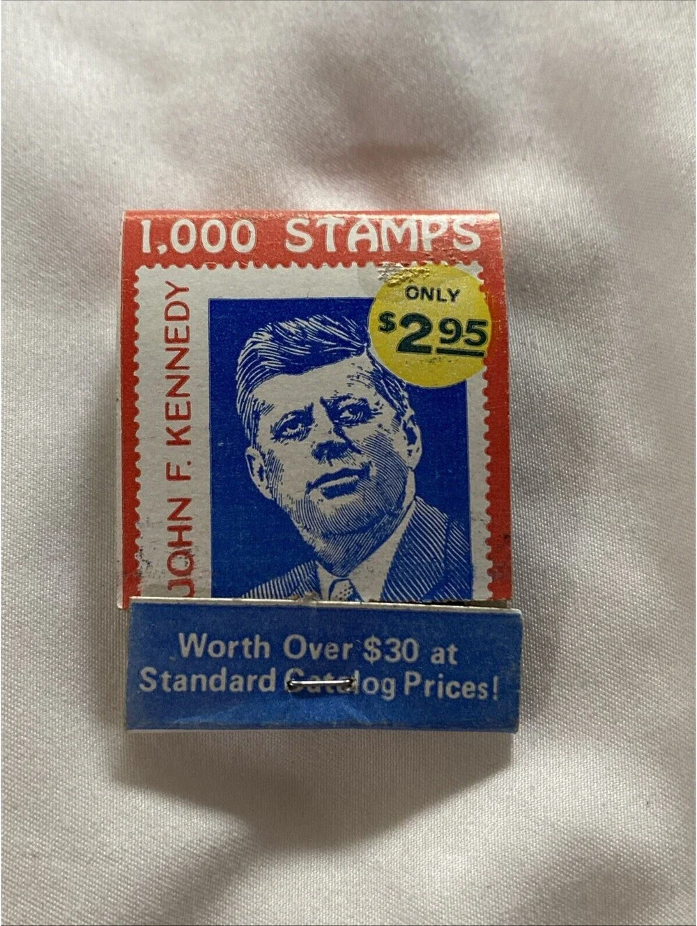 Vintage Matchbook John F. Kennedy 1,000 Stamps Collect President Matches